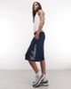 Collusion COLLUSION longline baggy airtex jorts in navy - 1