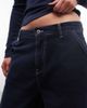 Collusion COLLUSION longline jorts in rinsewash-Navy - 3