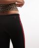 Collusion COLLUSION low rise tack pant in black - 2
