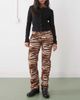 Collusion COLLUSION low waist slim bootcut jeans in tiger print-Multi - 1