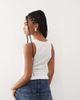 Collusion COLLUSION lucky you graphic tank top in white - 2