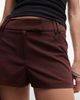 Collusion COLLUSION micro shorts in chocolate - part of a set-Brown - 4
