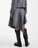 Collusion COLLUSION midi skirt in gray pinstripes - 4