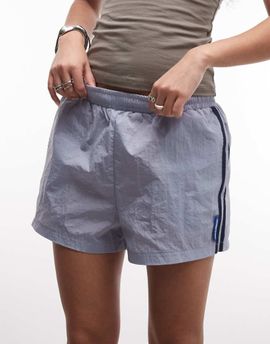 Collusion COLLUSION mini track shorts in gray