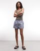 Collusion COLLUSION mini track shorts in gray - 3