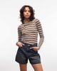 Collusion COLLUSION mom denim shorts in darkwash-Blue - 1