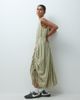 Collusion COLLUSION multi channel detail midi dress in yellow check - 1