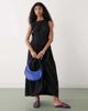 Collusion COLLUSION multi channel midi dress in black - 1