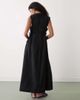 Collusion COLLUSION multi channel midi dress in black - 3
