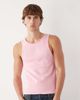 Collusion COLLUSION muscle fit ribbed tank top in pink - 1