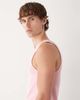 Collusion COLLUSION muscle fit ribbed tank top in pink - 4