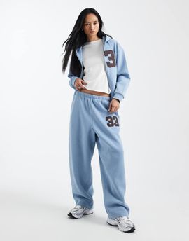Collusion COLLUSION number sweatpants in blue - part of a set