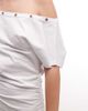 Collusion COLLUSION off-shoulder top with cinched waist and eyelets in white - 3