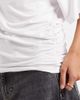 Collusion COLLUSION off the shoulder drapey top in white - 4