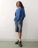 Collusion COLLUSION oversized crew neck cardigan in blue - 2