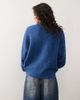 Collusion COLLUSION oversized crew neck cardigan in blue - 4