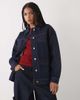 Collusion COLLUSION oversized denim shirt in rinse - part of a set-Navy - 1
