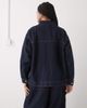 Collusion COLLUSION oversized denim shirt in rinse - part of a set-Navy - 3