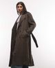 Collusion COLLUSION oversized double breasted trench coat in brown - 2