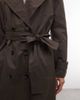 Collusion COLLUSION oversized double breasted trench coat in brown - 3