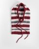 Collusion COLLUSION oversized stripe balaclava in burgundy stripe-Pink - 1