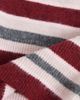 Collusion COLLUSION oversized stripe balaclava in burgundy stripe-Pink - 2