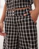 Collusion COLLUSION pants with buckle hardware in plaid-Multi - 2