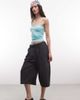 Collusion COLLUSION pinstripe 3/4 baggy culotte in navy-Multi - 1