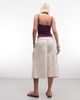 Collusion COLLUSION pleated balloon shorts in ivory-White - 2