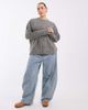 Collusion COLLUSION plus boxy knitted cardi in gray - 2