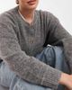 Collusion COLLUSION plus boxy knitted cardi in gray - 4