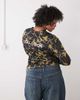 Collusion COLLUSION Plus camo print airtex long sleeve top-Green - 3