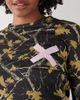 Collusion COLLUSION Plus camo print airtex long sleeve top-Green - 4