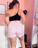 Collusion COLLUSION Plus exclusive cotton shorts in pink stripe - 2