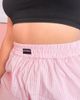 Collusion COLLUSION Plus exclusive cotton shorts in pink stripe - 3