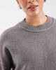 Collusion COLLUSION plus fluffy crew neck sweater in gray - 3