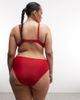 Collusion COLLUSION Plus high waist bikini bottom in red - 2