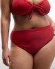 Collusion COLLUSION Plus high waist bikini bottom in red - 3