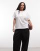 Collusion COLLUSION Plus linen blend XL balloon pants in black - 1