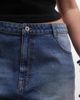 Collusion COLLUSION Plus mom shorts in midwash-Blue - 3