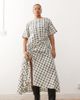 Collusion COLLUSION Plus multi channel detail maxi dress in neutral check - 1