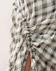 Collusion COLLUSION Plus multi channel detail maxi dress in neutral check - 3