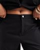 Collusion COLLUSION Plus tailored low rise relaxed pants in black - 3