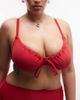 Collusion COLLUSION Plus underwire bikini top in red - 3