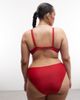 Collusion COLLUSION Plus underwire bikini top in red - 4