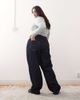Collusion COLLUSION Plus X001 antifit mid rise jeans in rinse-Navy - 2