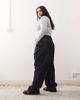 Collusion COLLUSION Plus X001 antifit mid rise jeans in rinse-Navy - 3