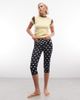 Collusion COLLUSION polka dot capri pants in black - 1