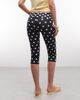 Collusion COLLUSION polka dot capri pants in black - 2
