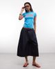 Collusion COLLUSION pull on longline jorts in navy - 1